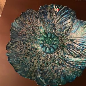 Murano glass large serving plate